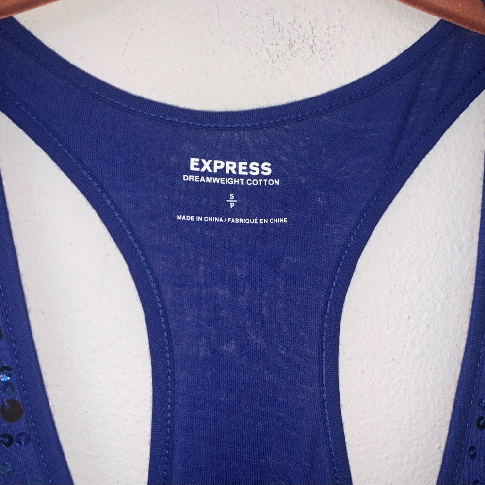 Express Racerback Sequins Tank Top - Picture 3 of 5